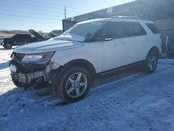 Salvage cars for sale at Colorado Springs, CO auction: 2017 Ford Explorer XLT