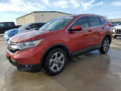 Salvage cars for sale from Copart Haslet, TX: 2018 Honda CR-V EXL