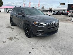 Salvage cars for sale at Miami, FL auction: 2019 Jeep Cherokee Latitude Plus