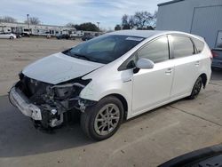 Salvage cars for sale at Sacramento, CA auction: 2017 Toyota Prius V