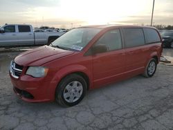 Salvage cars for sale at Indianapolis, IN auction: 2012 Dodge Grand Caravan SE