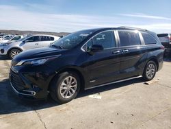 Salvage cars for sale at Grand Prairie, TX auction: 2021 Toyota Sienna XLE