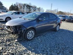 Salvage cars for sale from Copart Mebane, NC: 2018 Toyota Corolla L