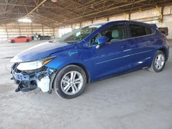 Chevrolet salvage cars for sale: 2018 Chevrolet Cruze LT