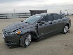 Salvage cars for sale at Fresno, CA auction: 2015 Ford Fusion SE Hybrid