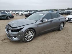 Infiniti Vehiculos salvage en venta: 2021 Infiniti Q50 Luxe