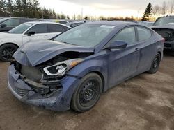 Salvage cars for sale at Bowmanville, ON auction: 2014 Hyundai Elantra SE