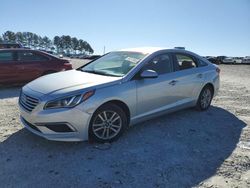 Salvage cars for sale at Loganville, GA auction: 2017 Hyundai Sonata SE