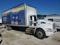 Salvage trucks for sale at Grand Prairie, TX auction: 2018 Kenworth Construction T370