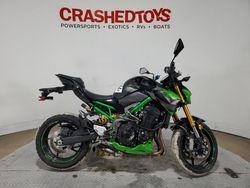 Salvage motorcycles for sale at Dallas, TX auction: 2024 Kawasaki ZR900 M