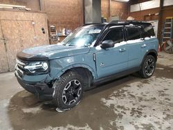 Salvage cars for sale from Copart Ebensburg, PA: 2021 Ford Bronco Sport Outer Banks