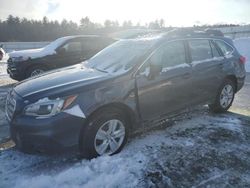 Salvage cars for sale at Windham, ME auction: 2016 Subaru Outback 2.5I