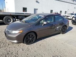 Salvage cars for sale at Farr West, UT auction: 2012 Honda Civic LX