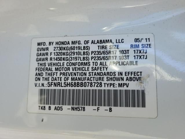 2011 Honda Odyssey EXL