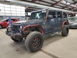 Salvage cars for sale at East Granby, CT auction: 2016 Jeep Wrangler Unlimited Sport