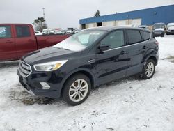 Vehiculos salvage en venta de Copart Woodhaven, MI: 2017 Ford Escape SE