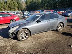 Salvage cars for sale at Graham, WA auction: 2011 Infiniti G37 Base