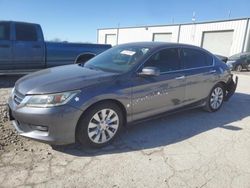 Salvage cars for sale at Kansas City, KS auction: 2014 Honda Accord EX