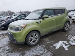 Salvage cars for sale from Copart Duryea, PA: 2015 KIA Soul +