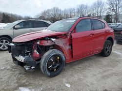 Salvage cars for sale at North Billerica, MA auction: 2022 Alfa Romeo Stelvio TI