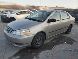 Toyota salvage cars for sale: 2003 Toyota Corolla CE