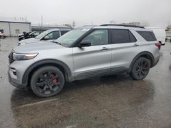 Salvage cars for sale at Tulsa, OK auction: 2022 Ford Explorer ST