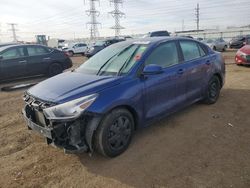 Salvage cars for sale at Elgin, IL auction: 2020 KIA Rio LX