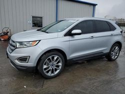 Salvage cars for sale at Tulsa, OK auction: 2017 Ford Edge Titanium