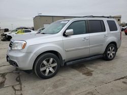 Honda salvage cars for sale: 2012 Honda Pilot Touring