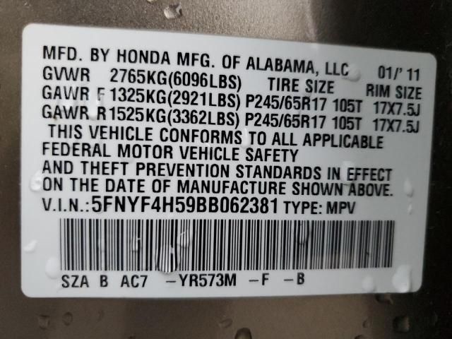 2011 Honda Pilot EXL