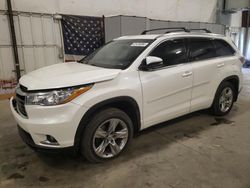 Toyota Highlander salvage cars for sale: 2015 Toyota Highlander Limited