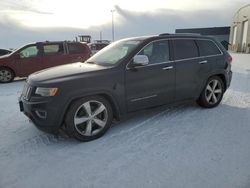 Salvage cars for sale at Nisku, AB auction: 2014 Jeep Grand Cherokee Overland