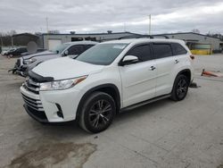 Salvage cars for sale at auction: 2018 Toyota Highlander LE