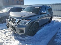 Nissan Armada salvage cars for sale: 2017 Nissan Armada SV