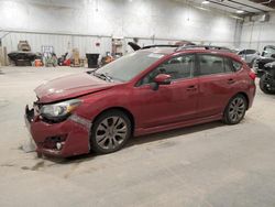 Salvage cars for sale from Copart Milwaukee, WI: 2015 Subaru Impreza Sport