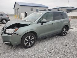 Salvage cars for sale at Barberton, OH auction: 2017 Subaru Forester 2.5I Premium