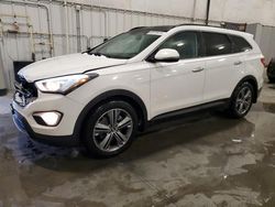 Salvage cars for sale at Avon, MN auction: 2016 Hyundai Santa FE SE Ultimate