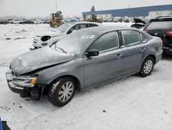 Salvage cars for sale at auction: 2012 Volkswagen Jetta Base