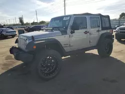 Jeep Wrangler Unlimited Sport salvage cars for sale: 2017 Jeep Wrangler Unlimited Sport