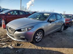 Salvage cars for sale at Pekin, IL auction: 2016 Mazda 3 Sport