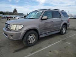 Salvage cars for sale at Vallejo, CA auction: 2002 Toyota Sequoia Limited