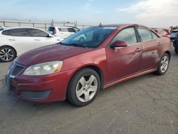 Salvage cars for sale at Fresno, CA auction: 2010 Pontiac G6