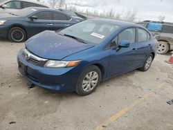 Honda salvage cars for sale: 2012 Honda Civic LX