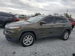 Salvage cars for sale at Riverview, FL auction: 2015 Jeep Cherokee Latitude