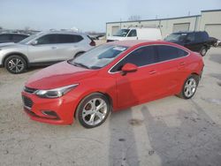 Salvage cars for sale at Kansas City, KS auction: 2017 Chevrolet Cruze Premier