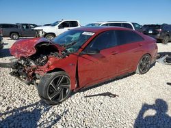 Salvage cars for sale from Copart Taylor, TX: 2022 Hyundai Elantra N Line