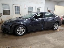 Salvage cars for sale at Davison, MI auction: 2022 Chevrolet Malibu LS