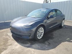 2022 Tesla Model 3 en venta en Riverview, FL