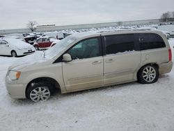 Salvage cars for sale at Davison, MI auction: 2012 Chrysler Town & Country Touring