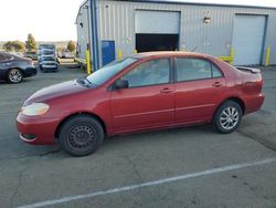 Salvage cars for sale at Vallejo, CA auction: 2006 Toyota Corolla CE